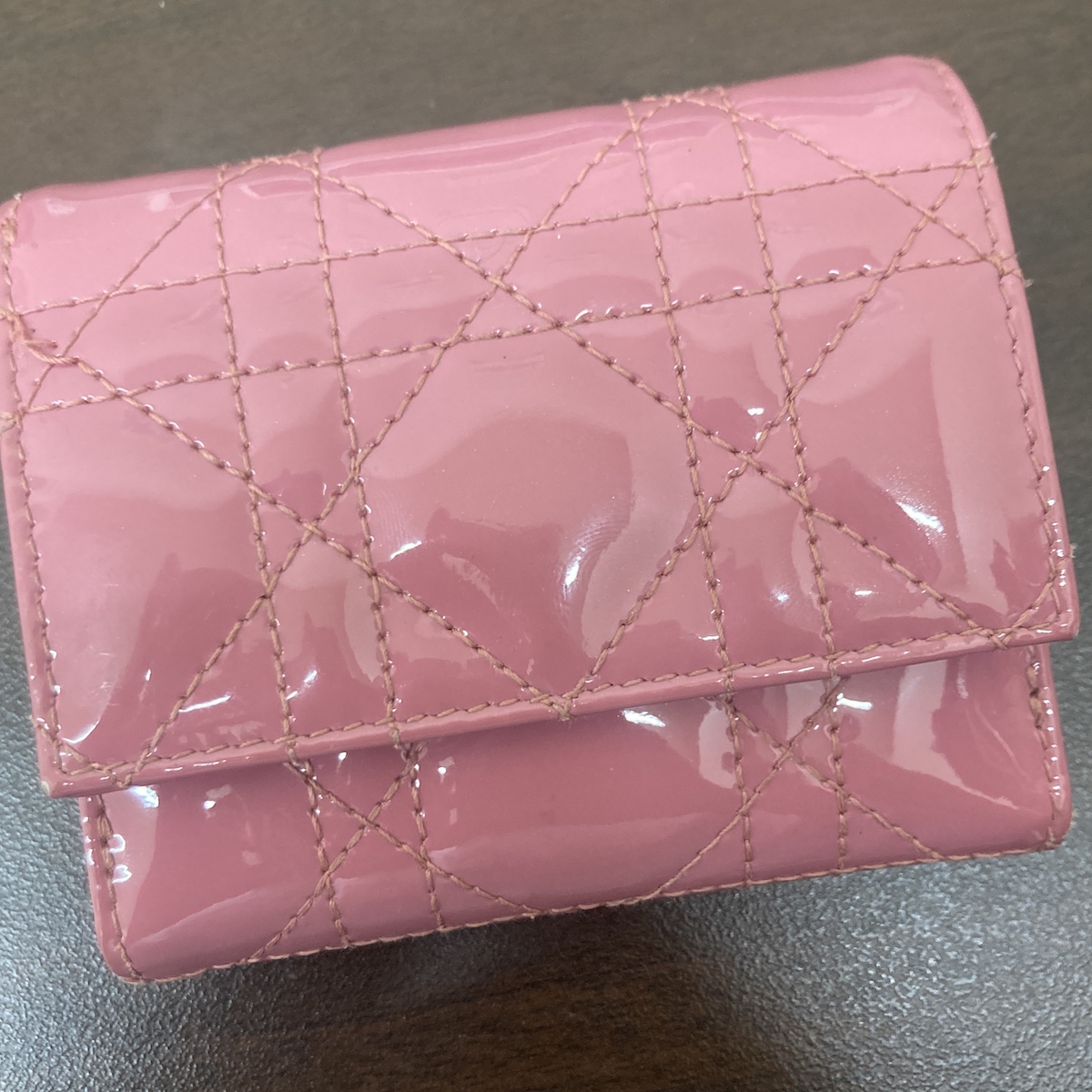 ディオール 三つ折り財布画像