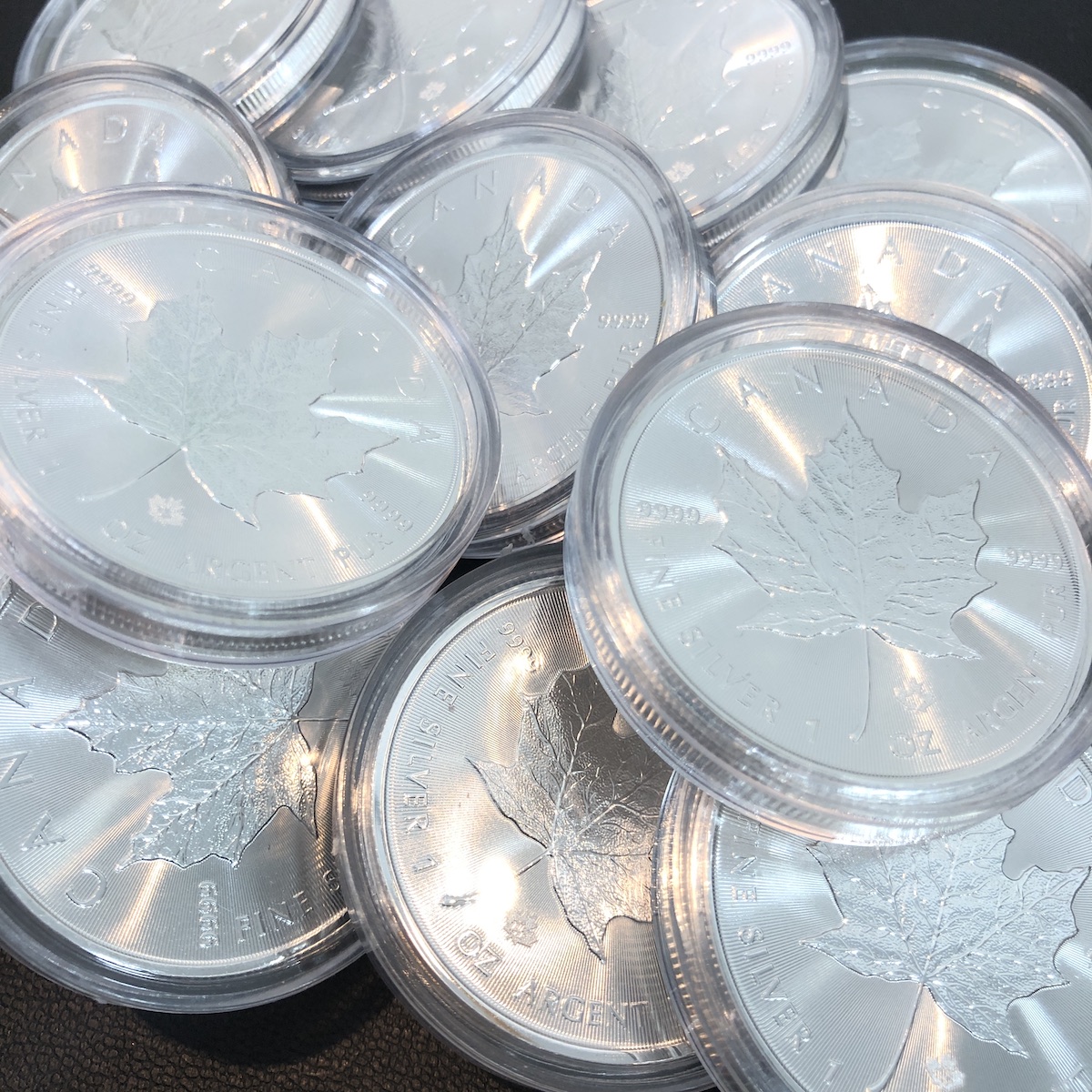 メープルリーフ銀貨画像