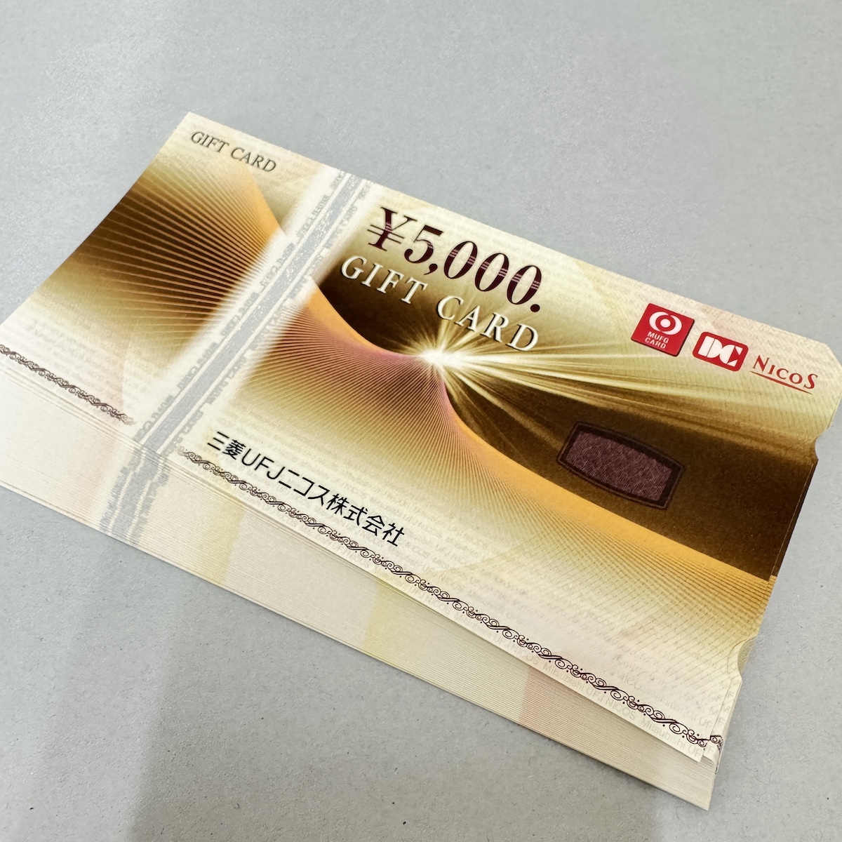 三菱UFJ / ギフトカード / 金券 / 5000円画像
