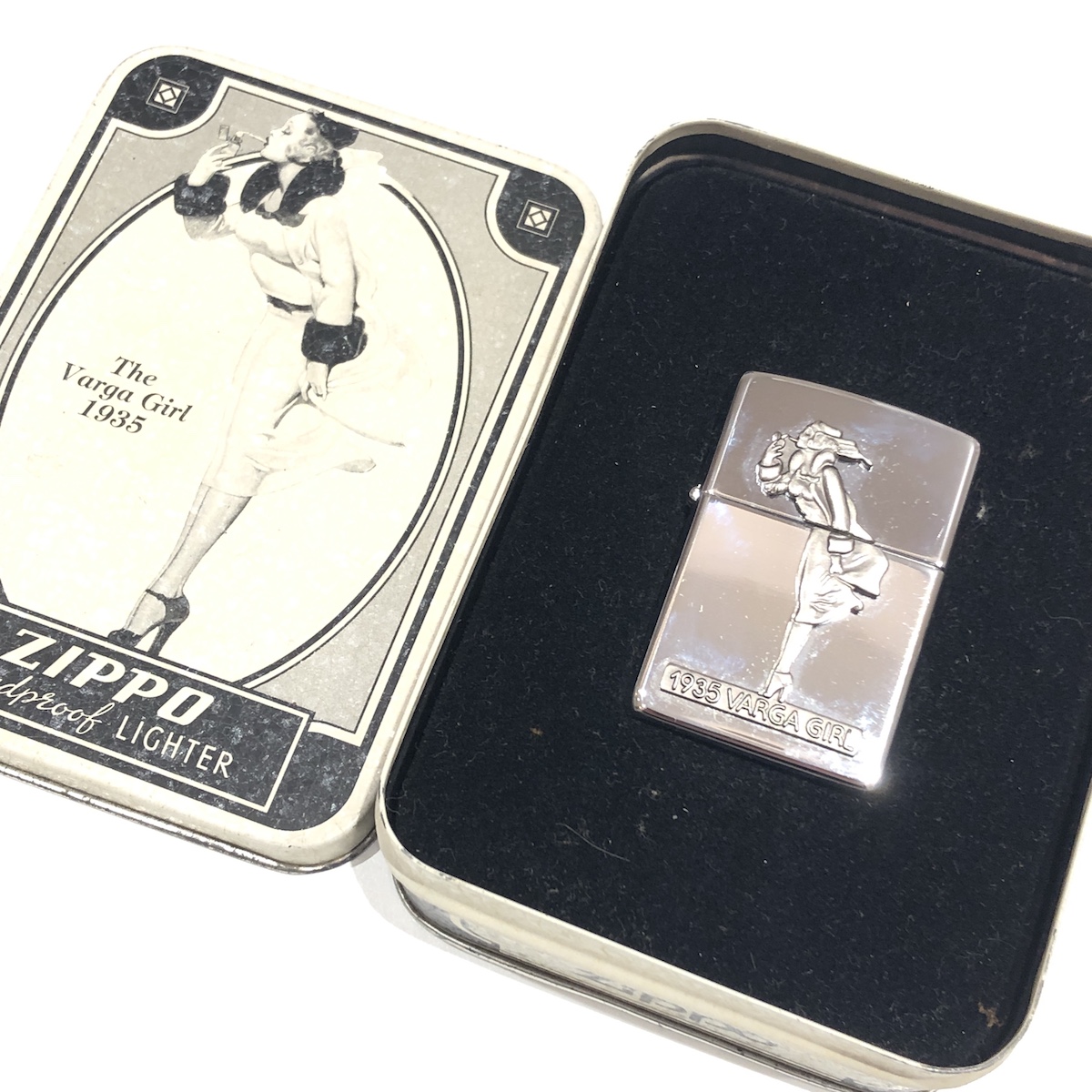 ZIPPO / VARGA GIRL  / 缶ケース画像