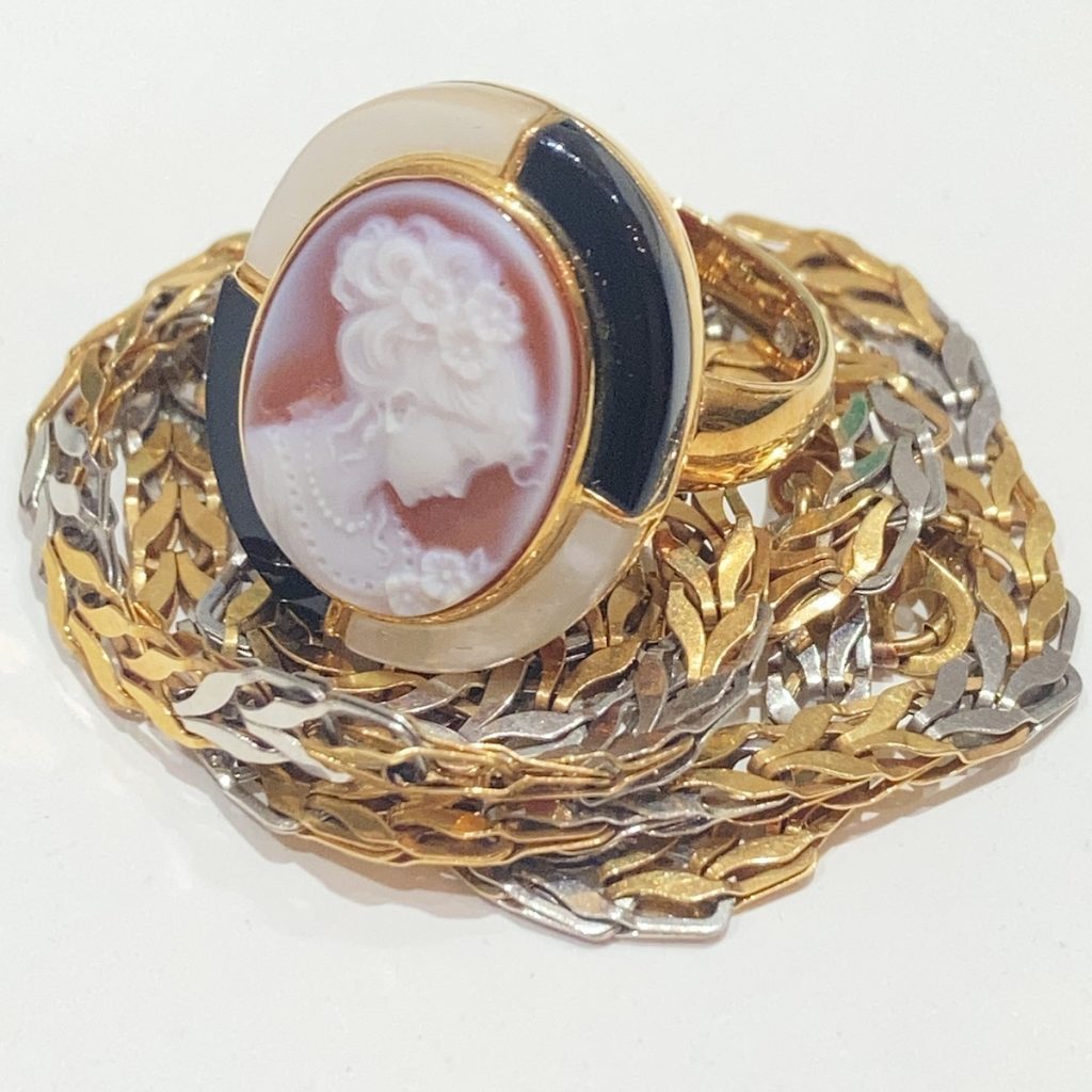 K18/ K18 / Pt850 / リング チェーン画像