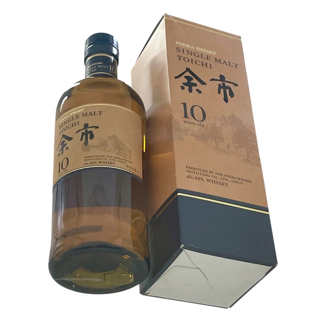 余市 10年 シングルモルト 箱付画像