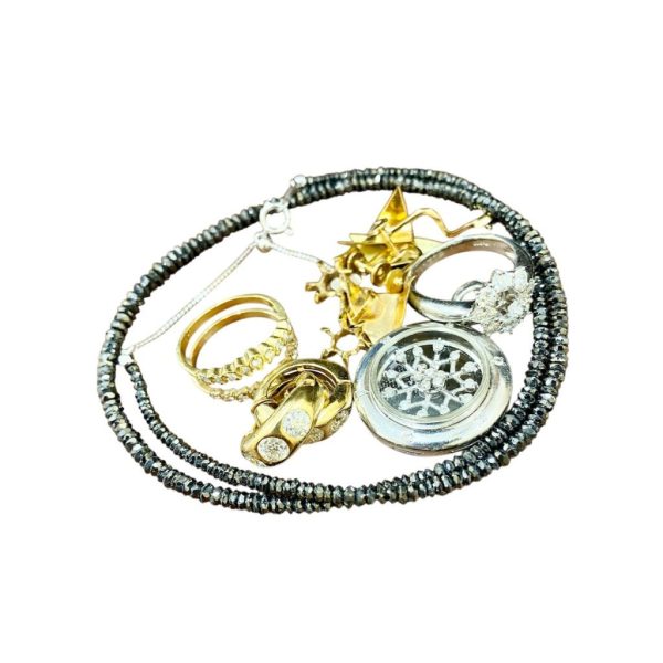 ブラックダイヤネックレス / Pt900ネックレストップ / K18イヤリング画像