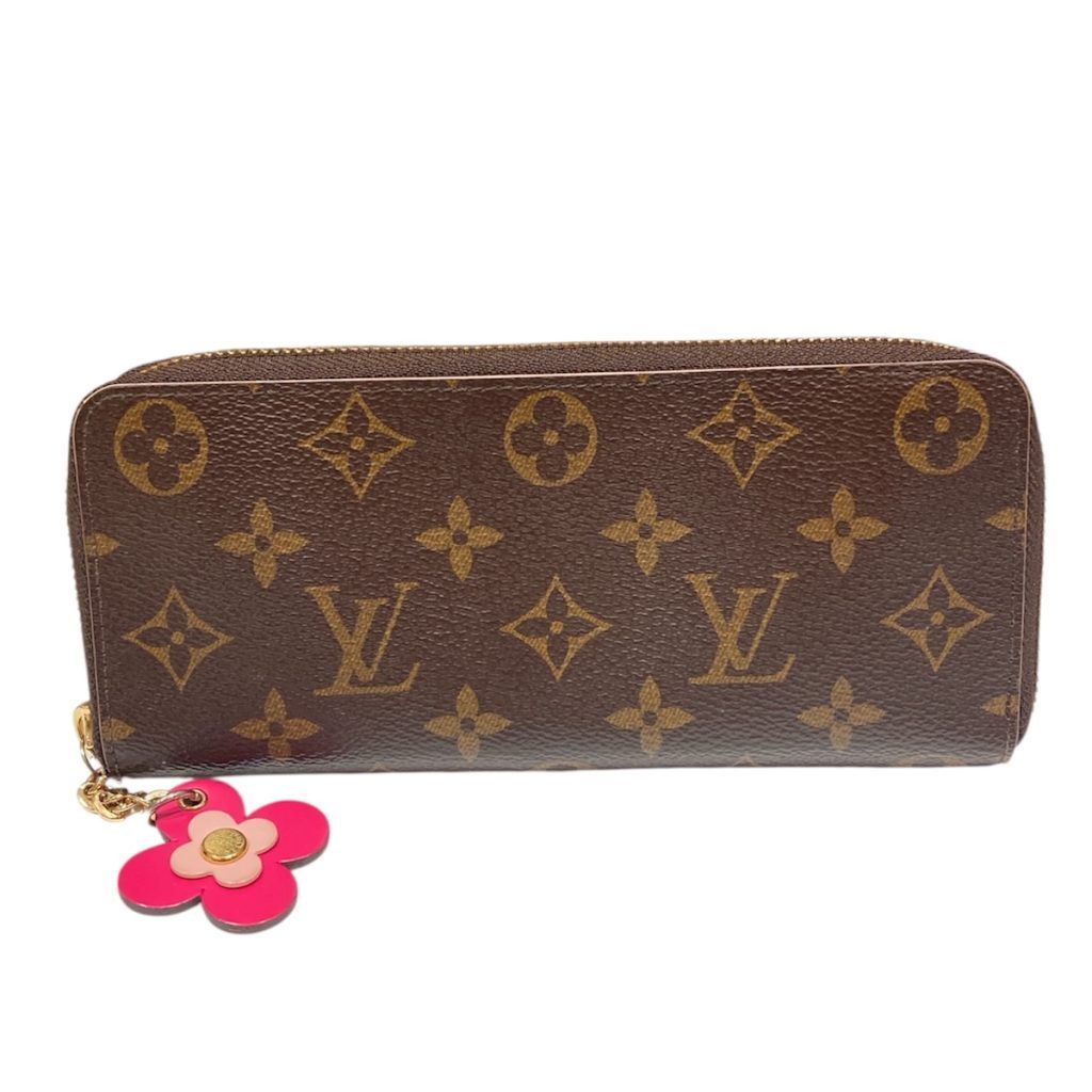 LOUIS VUITTON / 長財布 / モノグラム / フラワーチャーム画像