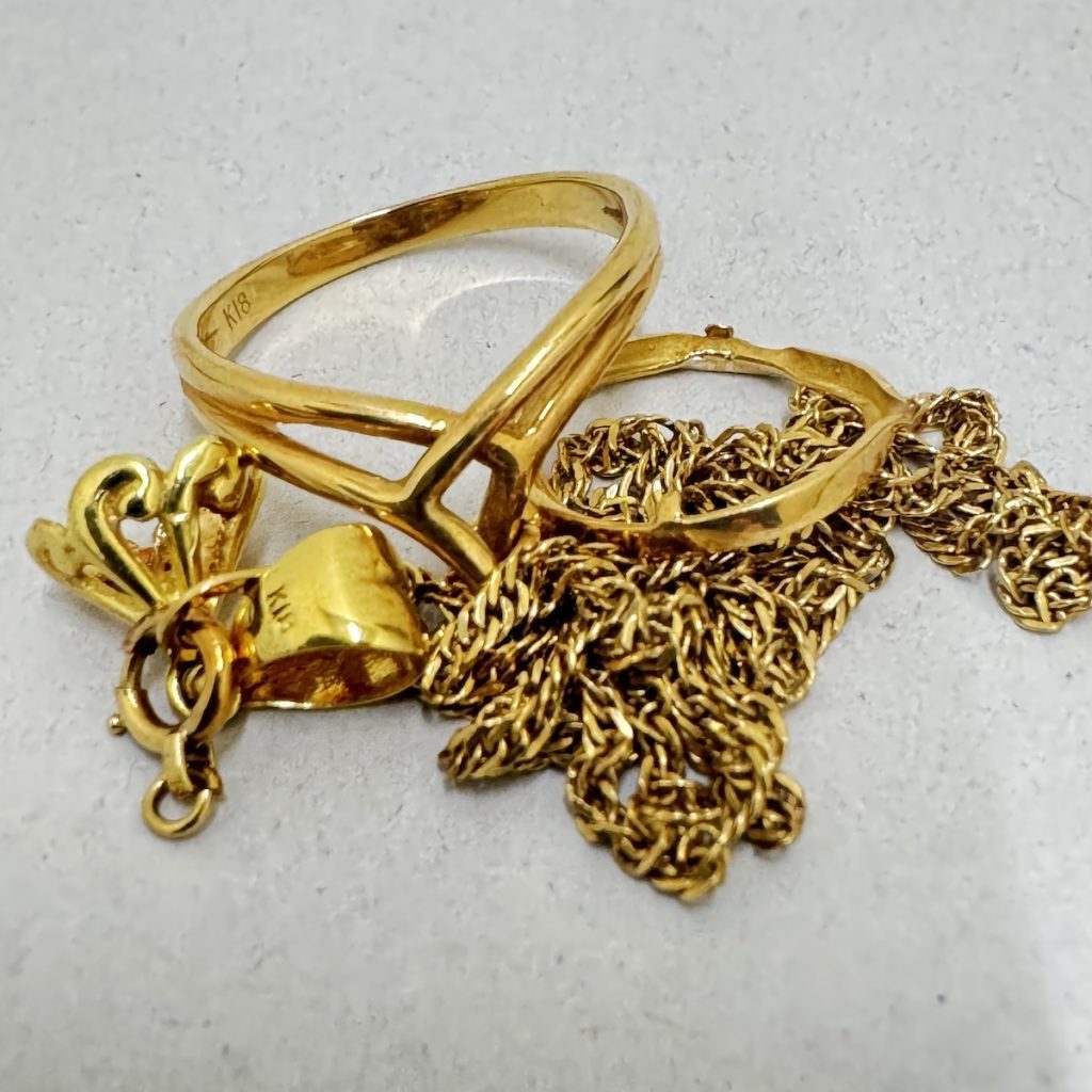 K18 / 金 / アクセサリー / まとめ / 地金画像