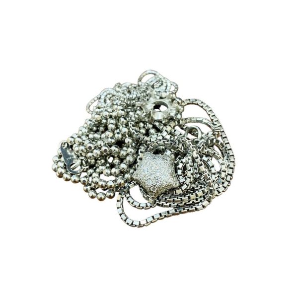 Pt850ネックレス / Pt900ネックレストップ ダイヤ画像