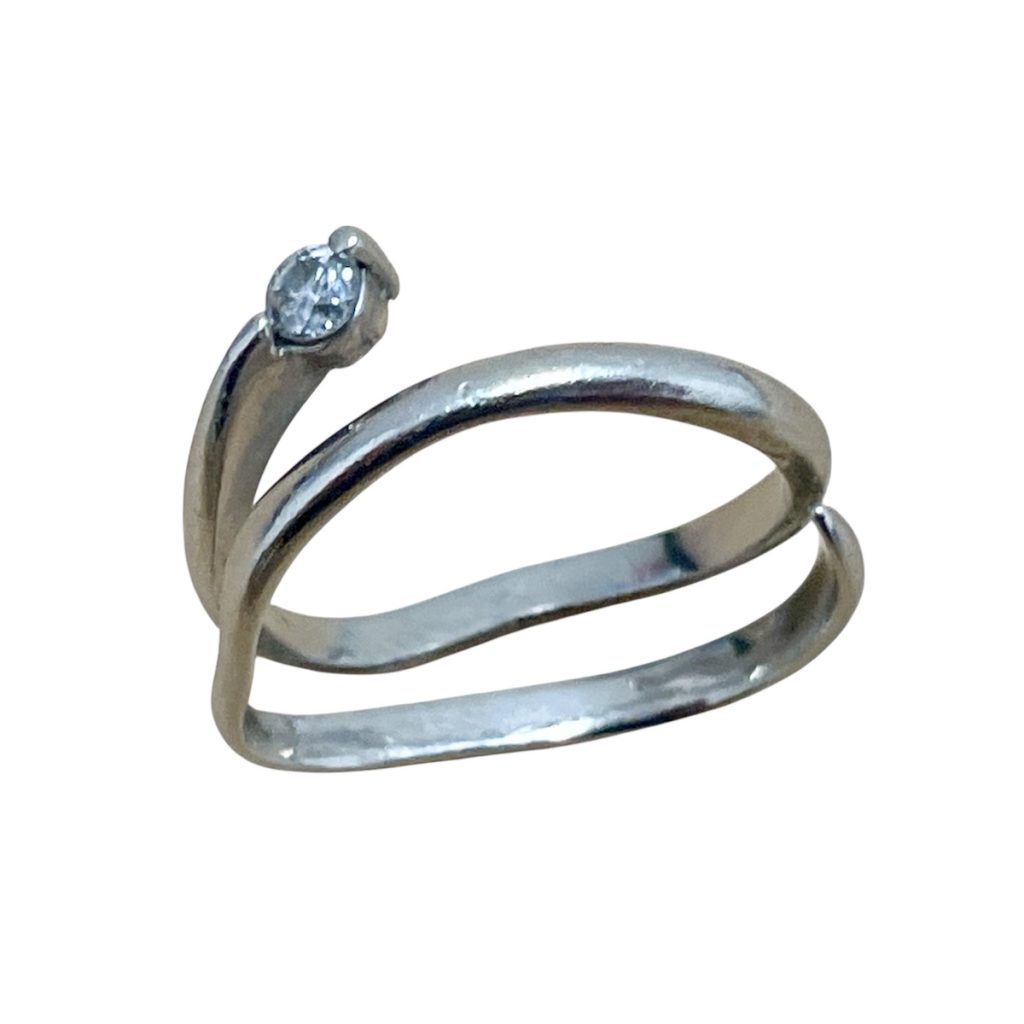 Pt900リング メレD付画像