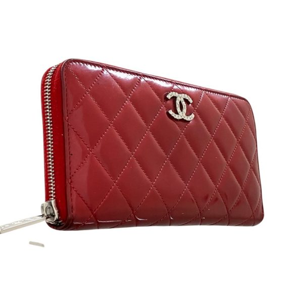 シャネル ブリリアント マトラッセ ラウンドファスナー 長財布画像