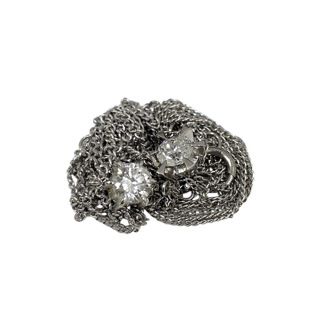 Pt850ネックレス ダイヤ画像