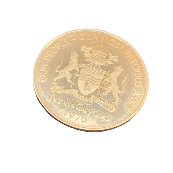 K12 500/1000刻印 ガイアナ記念金貨 100ドル画像