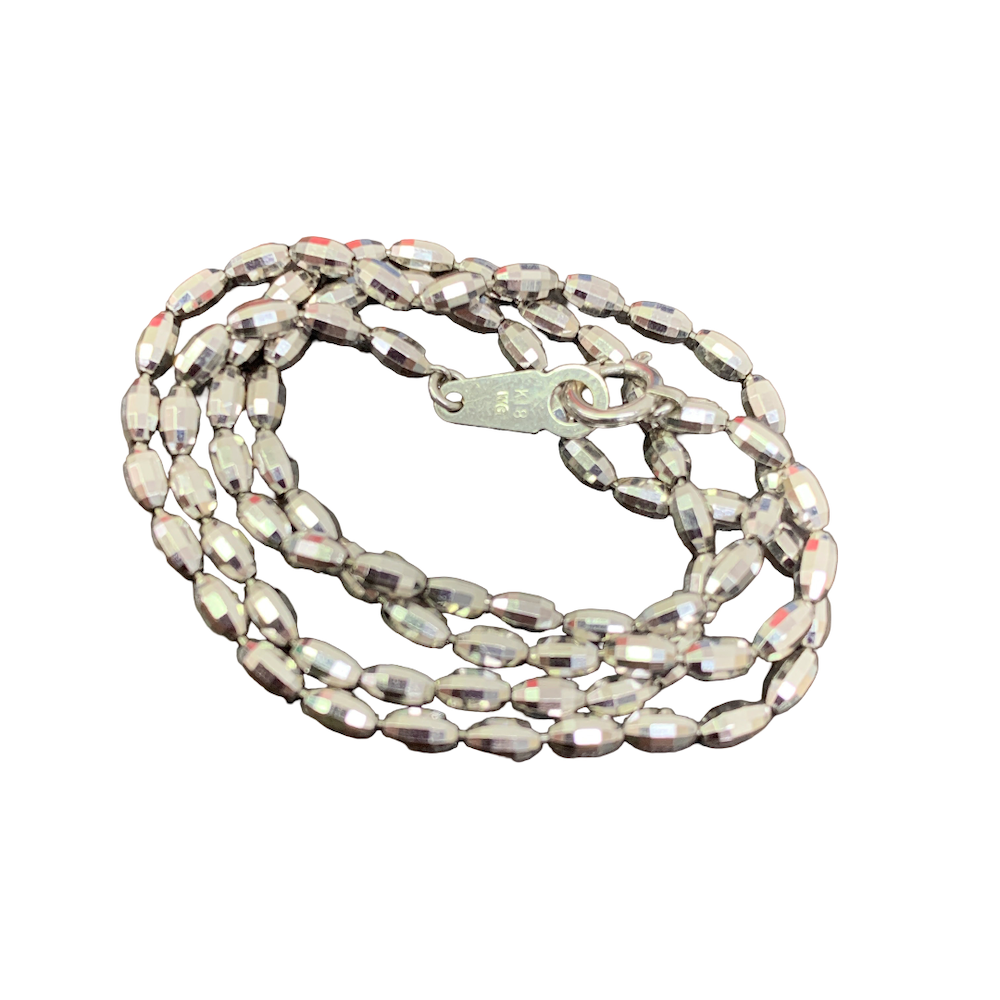 K18WGネックレス画像