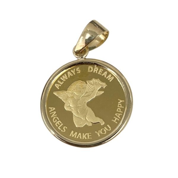 K24エンジェルコイン / K18ネックレストップ画像