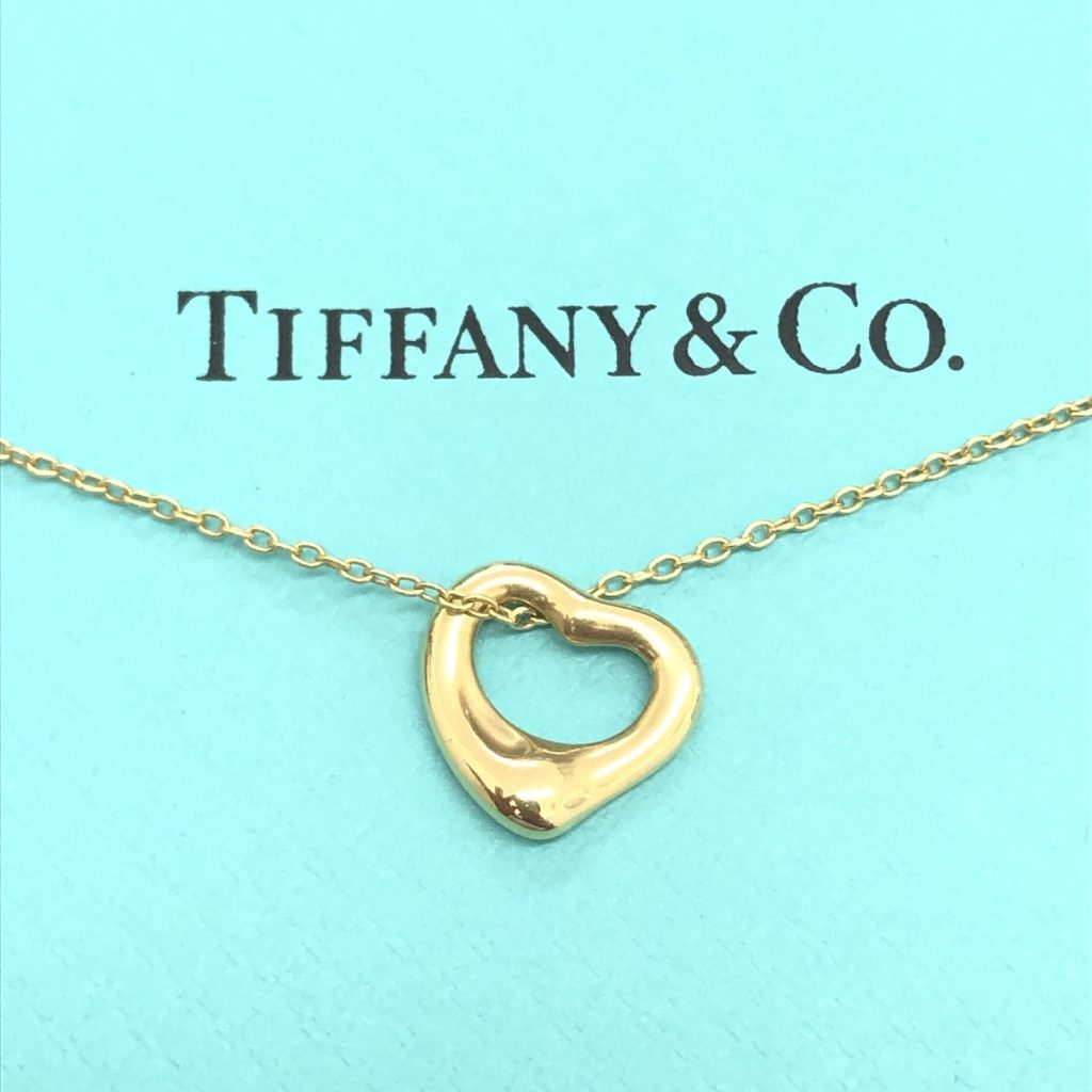 750 / ティファニー / ネックレス / オープンハート画像