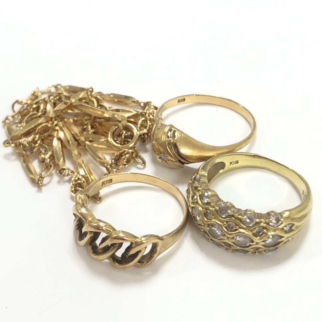 K18 / リング / チェーン画像
