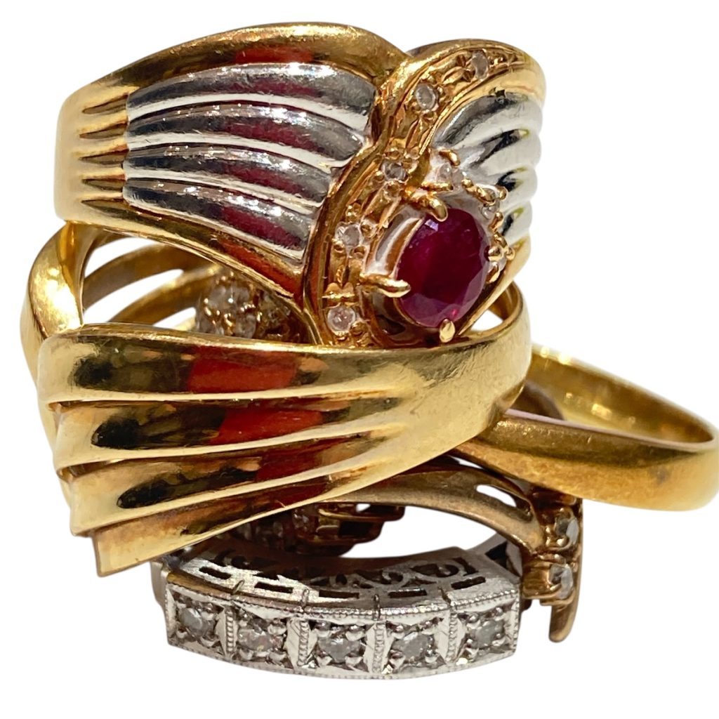 K18 / K9 / Pt900 / リング画像