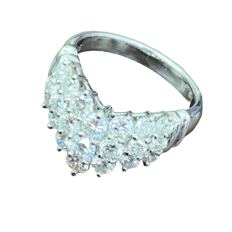 Pt900リング 総メレ1.55ct画像