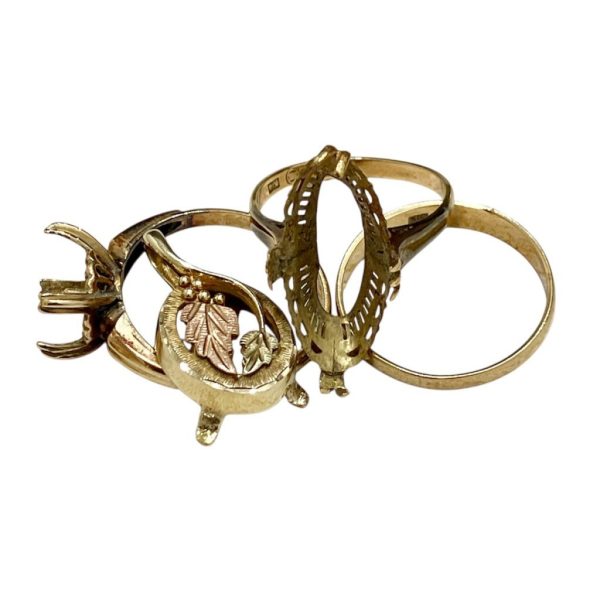 K18/12K リング トップ画像