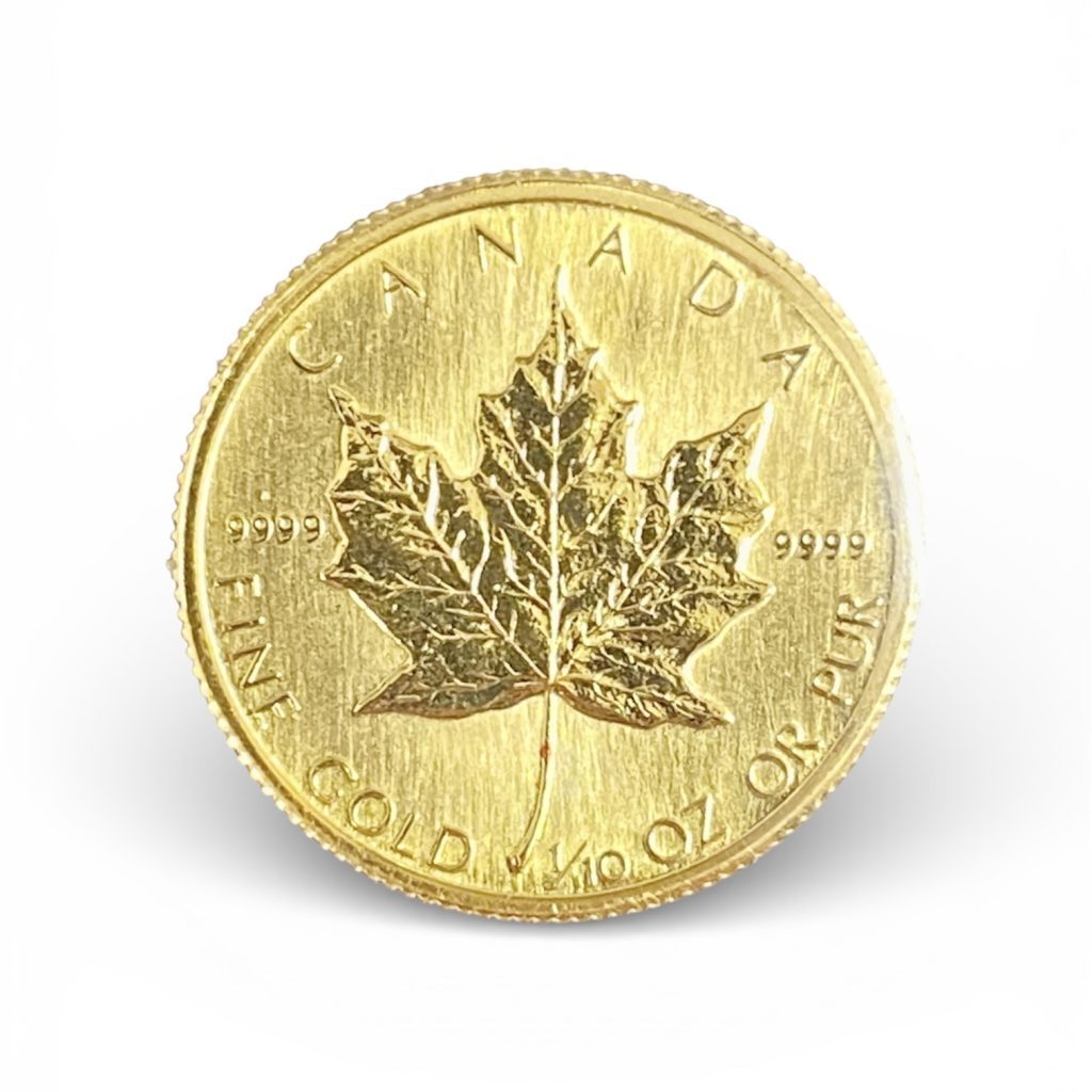 メイプルリーフ金貨 1/10オンス画像