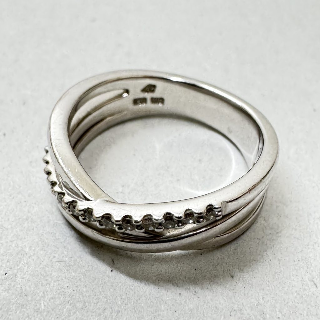 K18WG / 指輪 / メレダイヤモンド / 750 / ホワイトゴールド画像