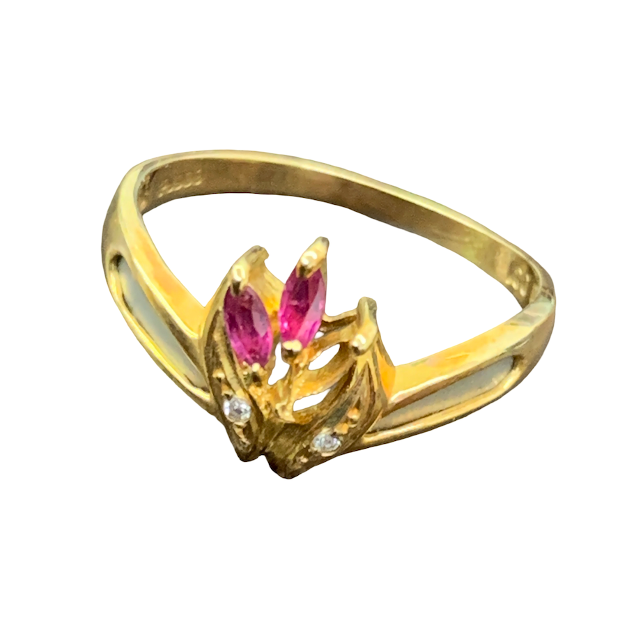 K18/Pt900リング画像