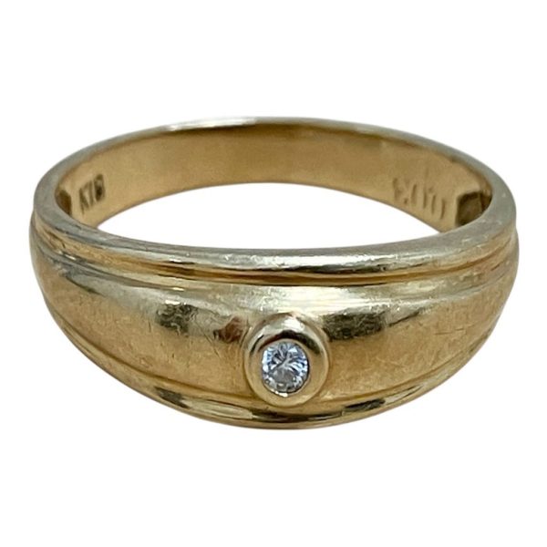 K18リング 石付き画像