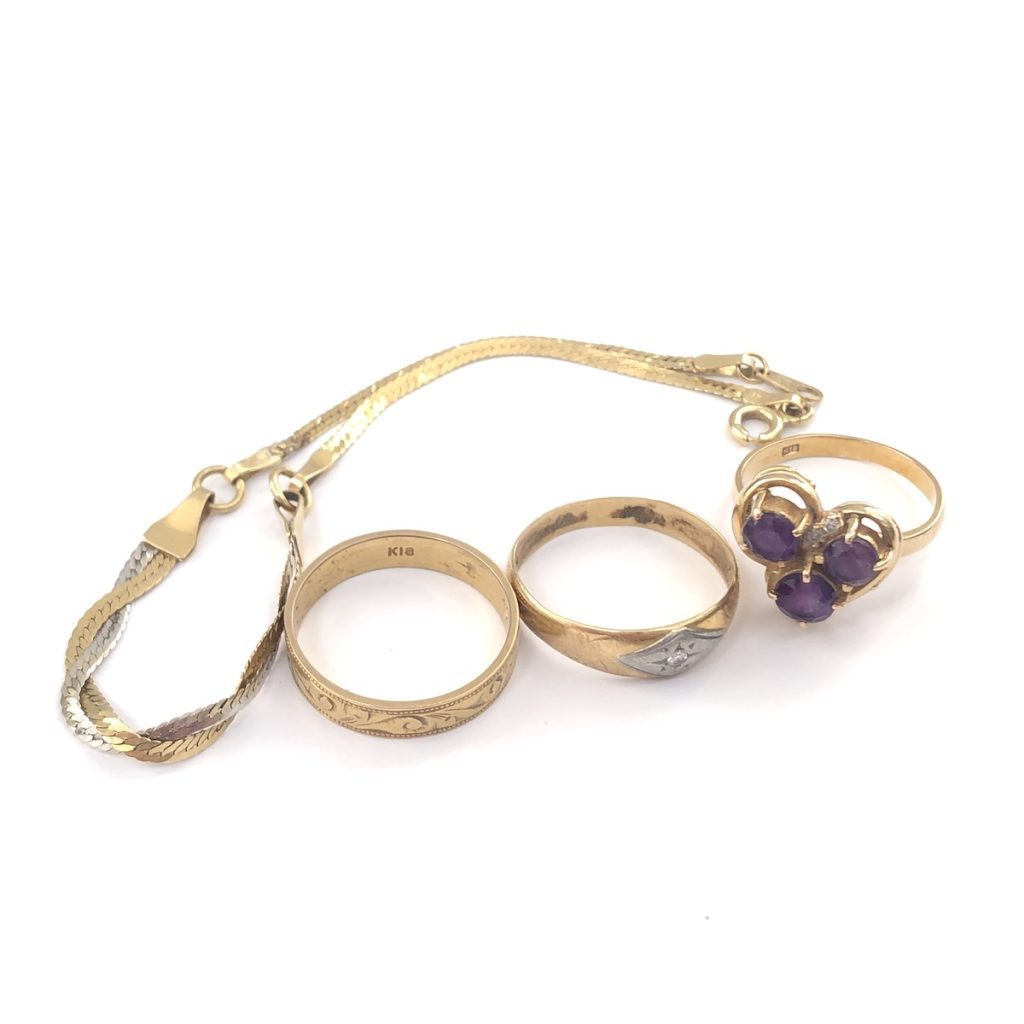 K18 / Pt850 / リング / チェーン画像