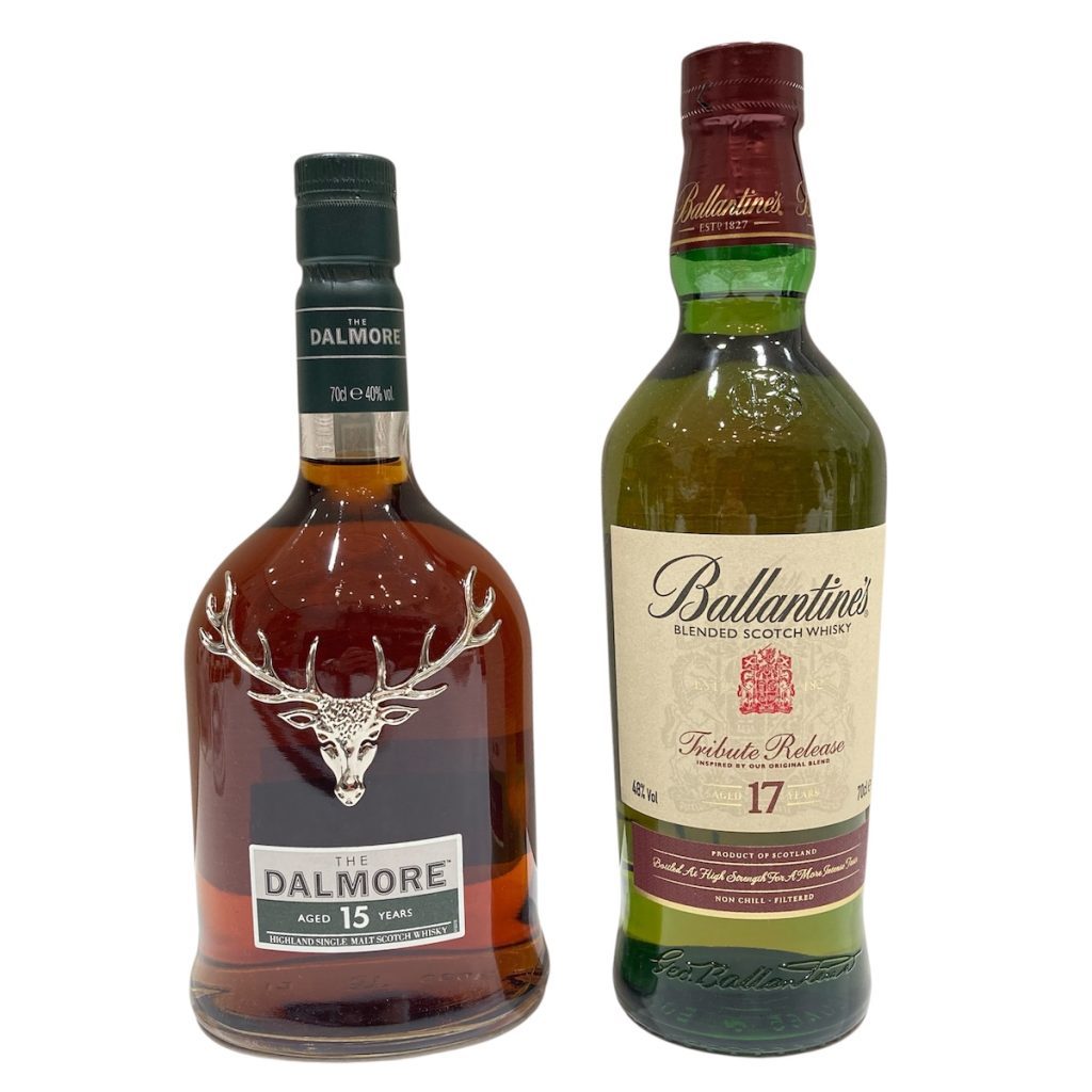 DALMORE 15年 / BALLANTINE’S  17年 / スコッチ / ウイスキー画像