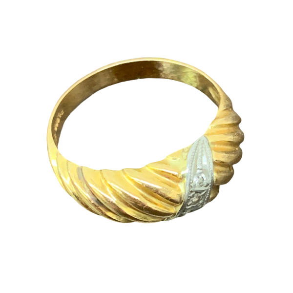 K18/Pt850リング画像