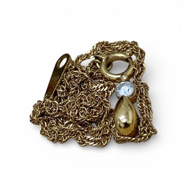 K18ネックレス ダイヤモンド画像