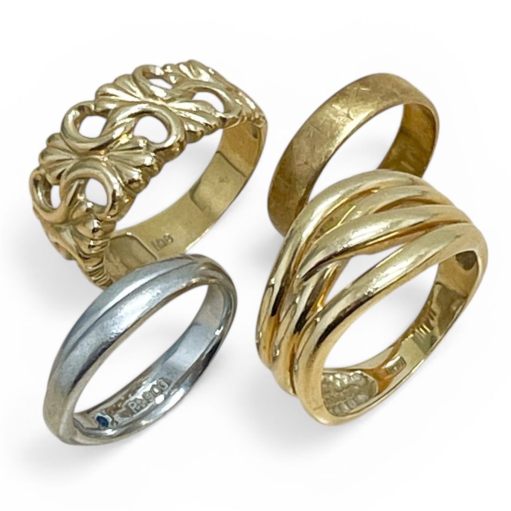 K18/Pt900 リング画像