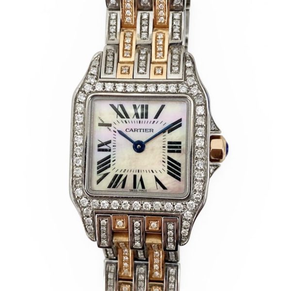 Cartier 腕時計 レディース アフターダイヤ画像