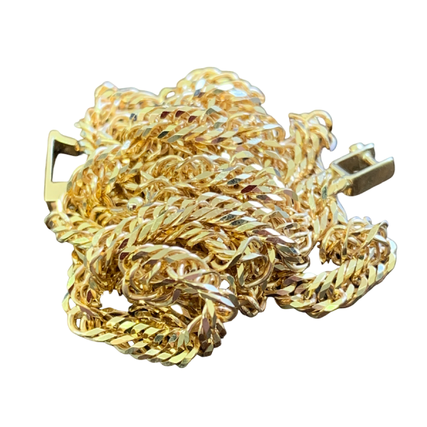 K18喜平ネックレス 12面トリプル画像