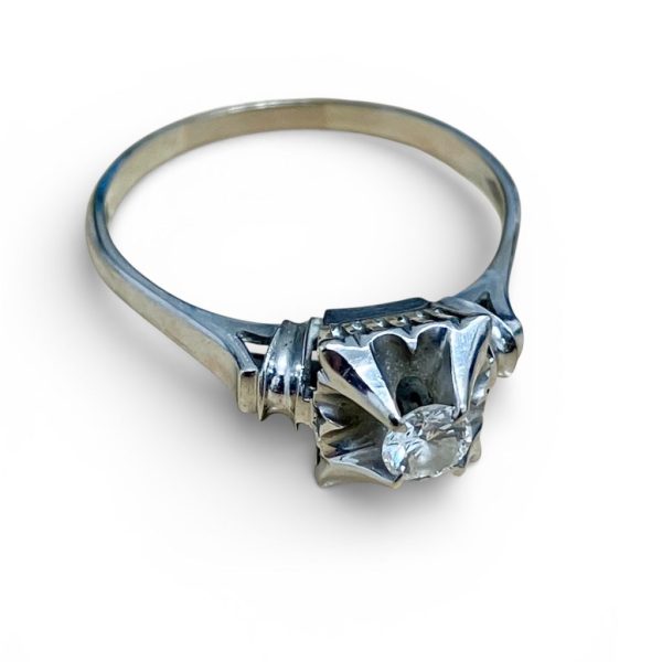 K14WGリング D付き画像