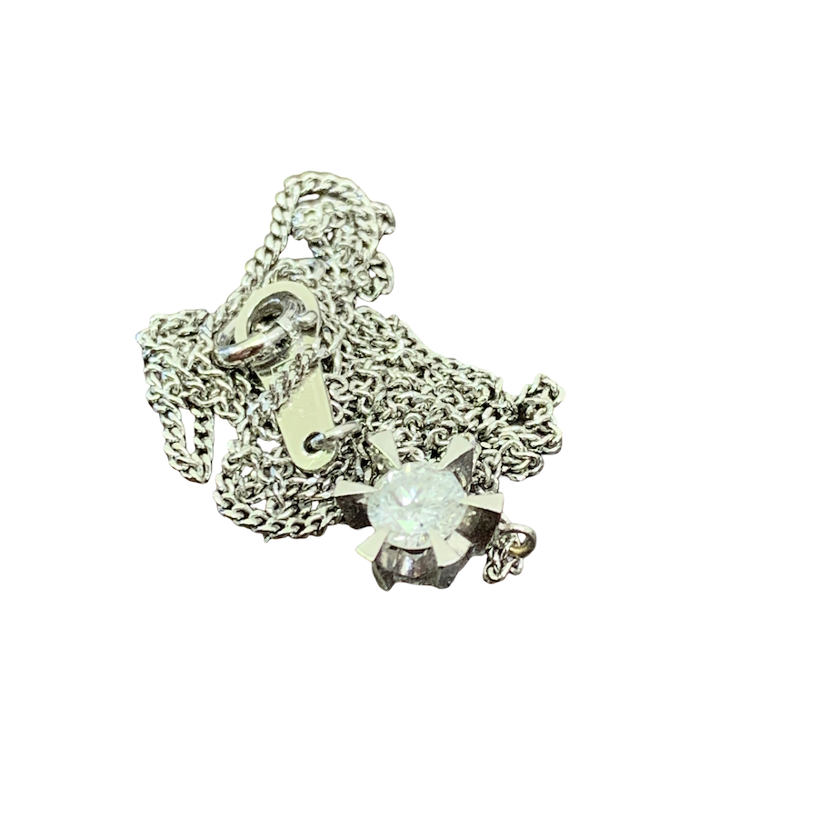 Pt850ネックレス D0.28ct プラチナ 白金 貴金属 ダイヤモンド画像