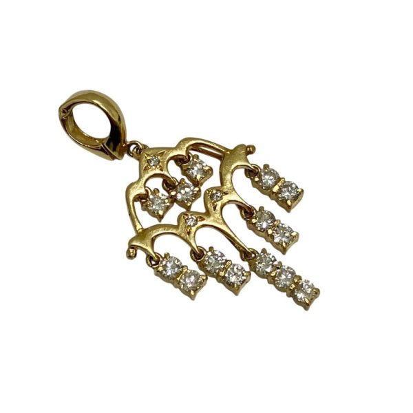 K18 / ペンダントトップ / ダイヤモンド / 18金 / ゴールド / アクセサリー / 宝石画像