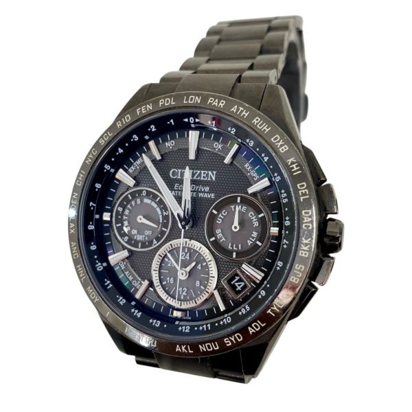 CITIZEN / シチズン /  腕時計 / エコドライブ / クロノグラフ / 黒文字盤 / F900-T021557 / 稼働品画像
