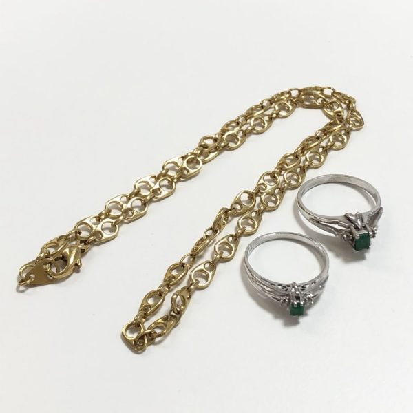 K18 / K14WG / Pt900 / ネックレス リング画像