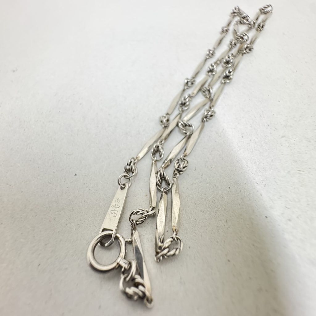 Pt850 / 切子 / ネックレス / プラチナ / 貴金属 / Pm画像