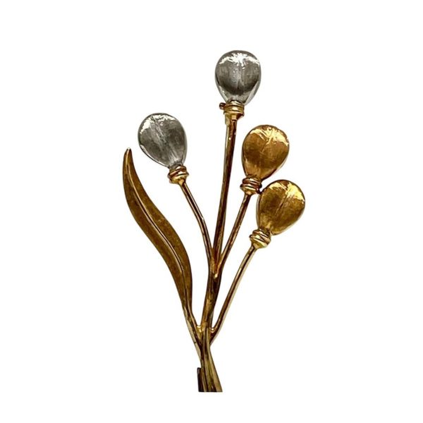 750刻印 / K18 / 金 / ブローチ / アクセサリー / 貴金属画像