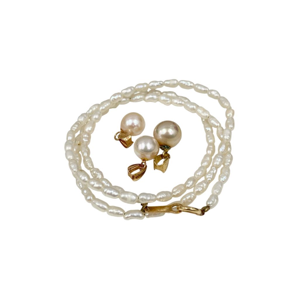 アクセサリー / K18 / 18K / 18金 / パール / 真珠 / ブレスレット / ネックレストップ画像