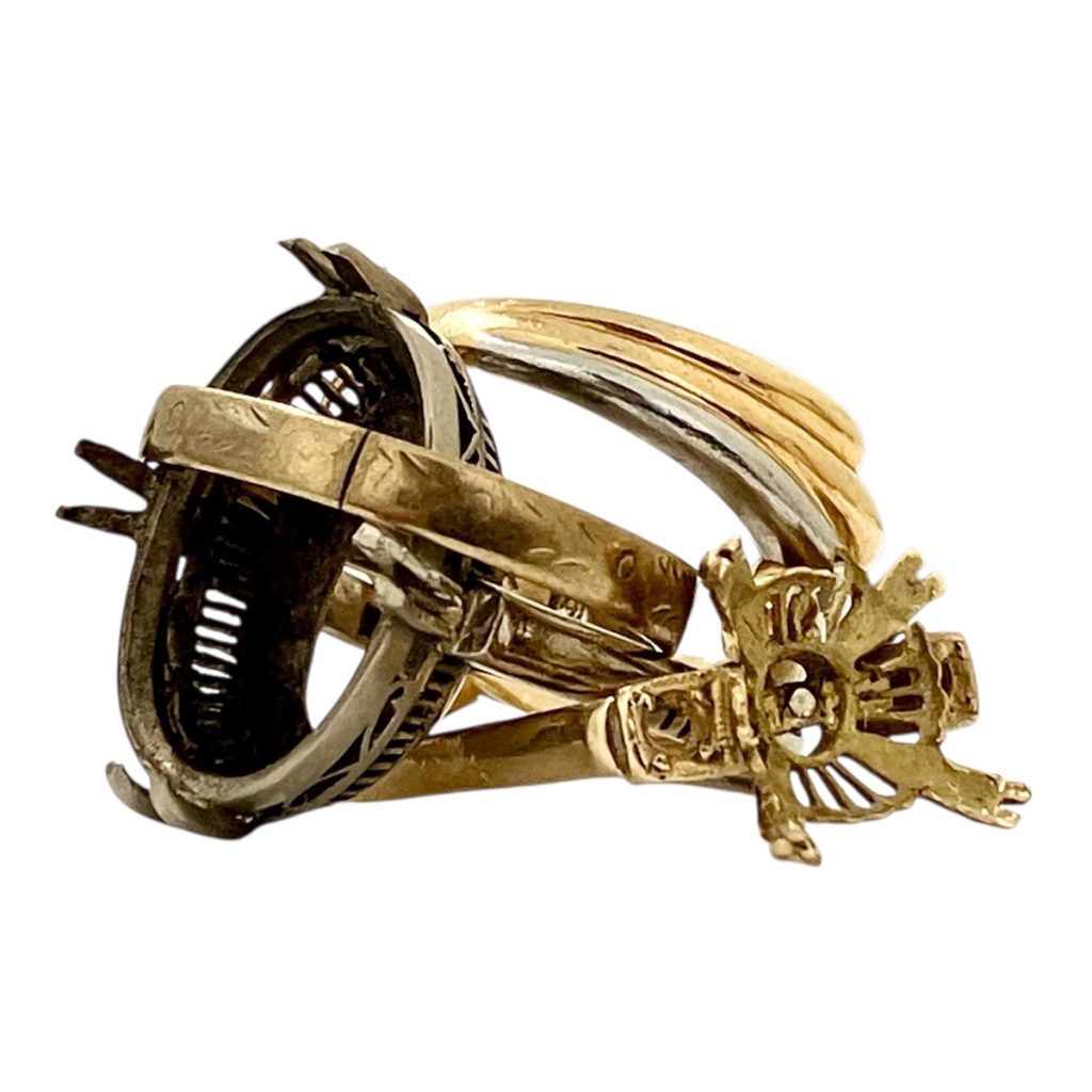 K18 / 14K / K18/Pt900 / 金 / 金プラチナコンビ / リング / 指輪 / アクセサリー画像