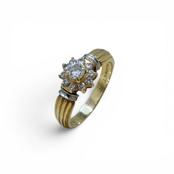 K18 / Pt900 / 金プラチナコンビ / リング / 指輪 / ダイヤモンド / アクセサリー / 貴金属画像