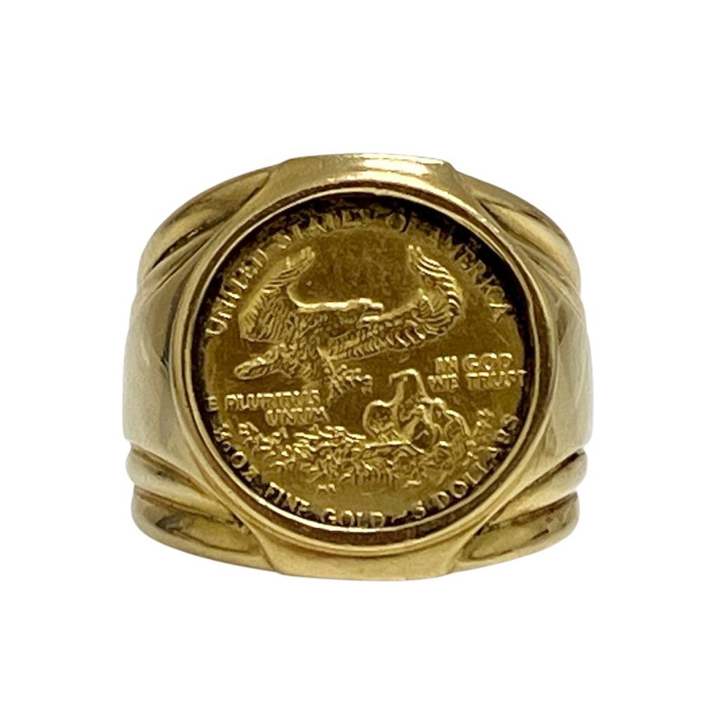 イーグルコイン / 1/10oz / 22金 / リング /18金 / 指輪 / アクセサリー / K22 / K18画像