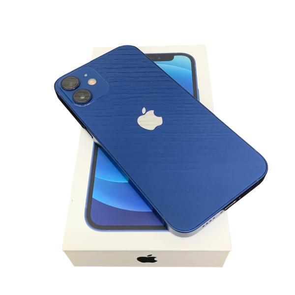 iPhone12 mini 128GB ブルー / バッテリー最大容量76％ / ランクB-C / 箱付き / スマホ買取画像